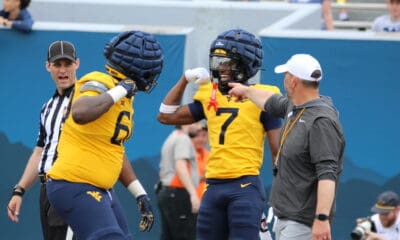 Traylon Ray at WVU Football Gold-Blue spring game