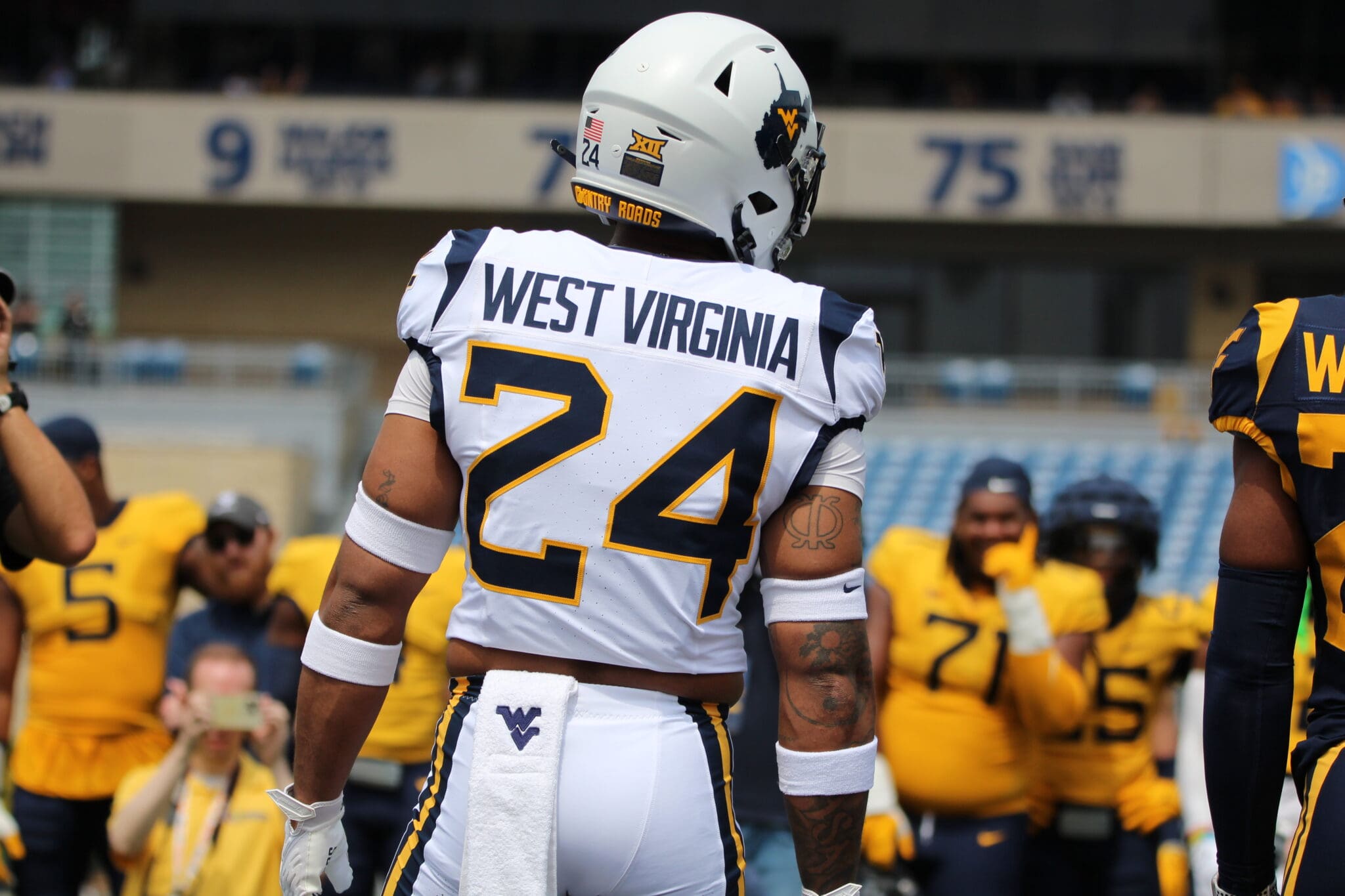 New WVU Football White Uniform