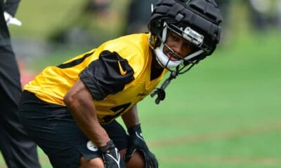 Beanie Bishop at Steelers camp