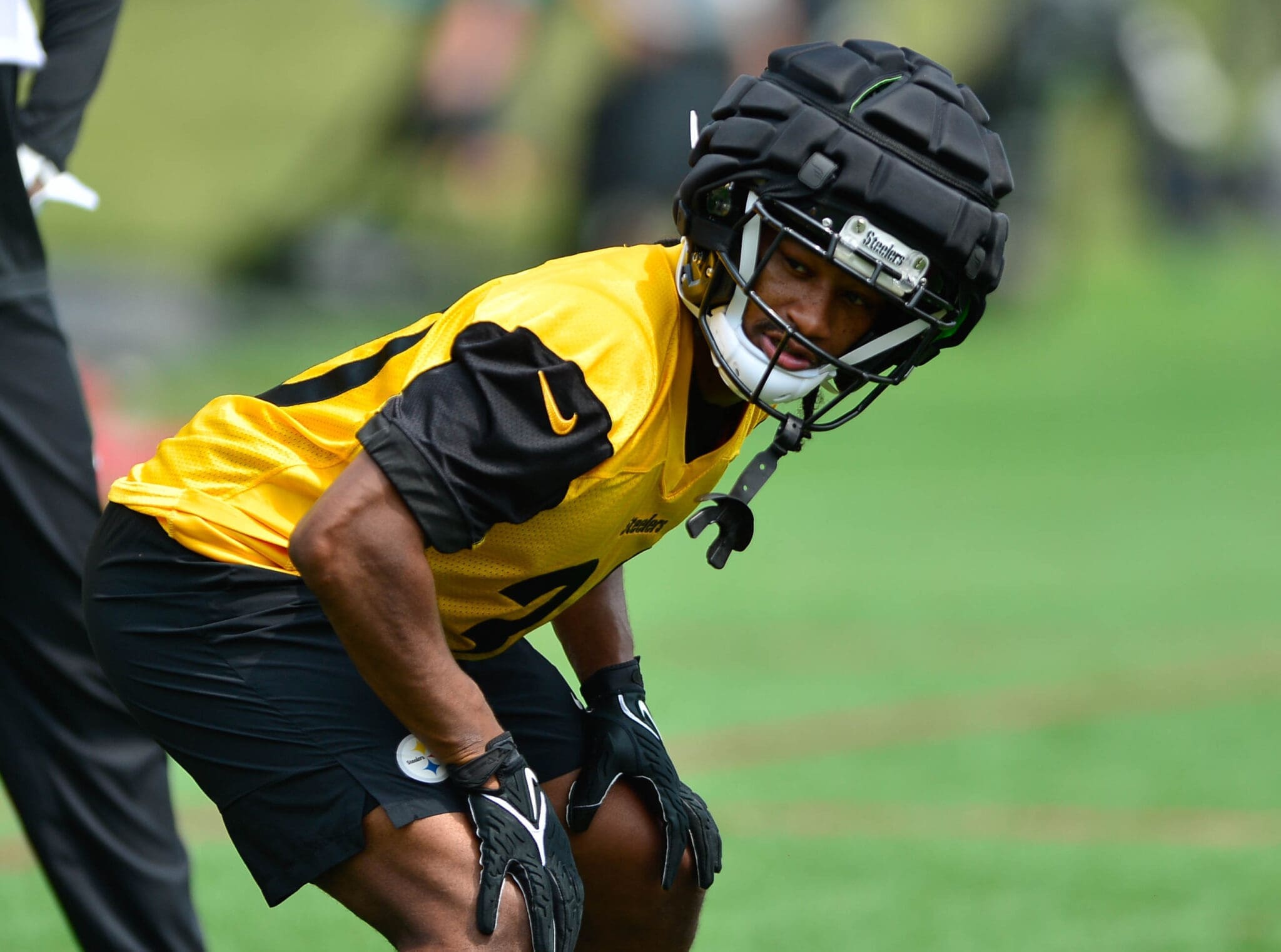 Beanie Bishop at Steelers camp