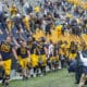 WVU football players and fans at Gold-Blue Spring Game