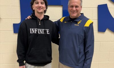 WVU Football QB recruit Brodie McWhorter and Rich Rodriguez