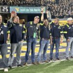 WVU honors coal miners during game