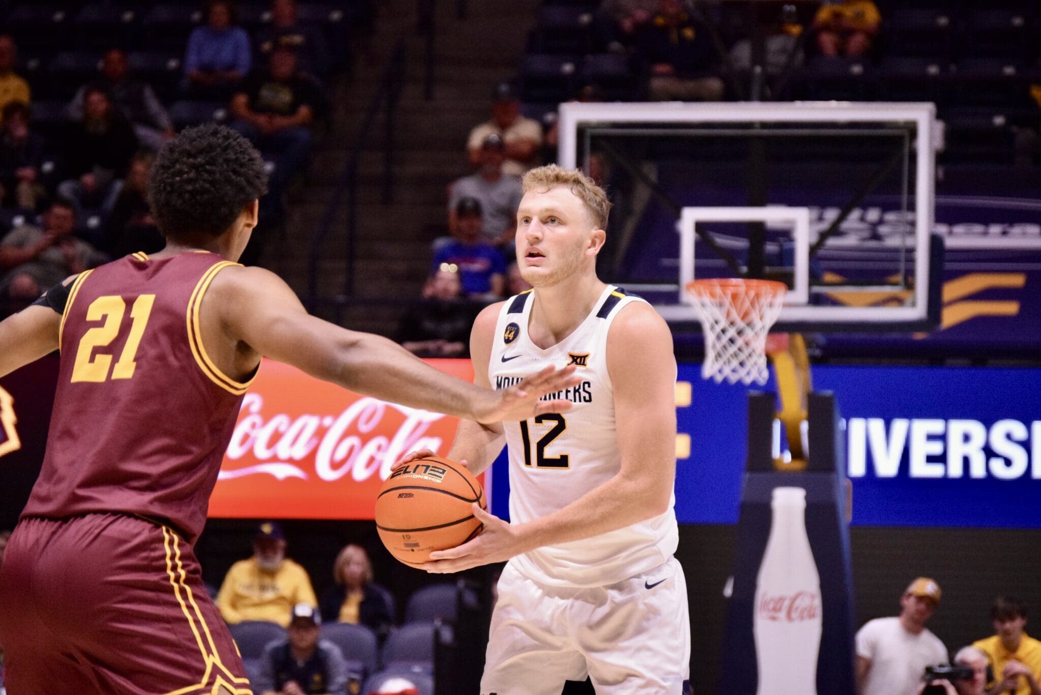 WVU Basketball Tucker DeVries