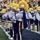 WVU band on field at WVU Football game