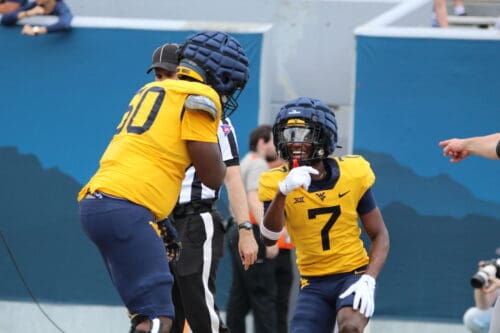 Traylon Ray at WVU Football Gold-Blue spring game