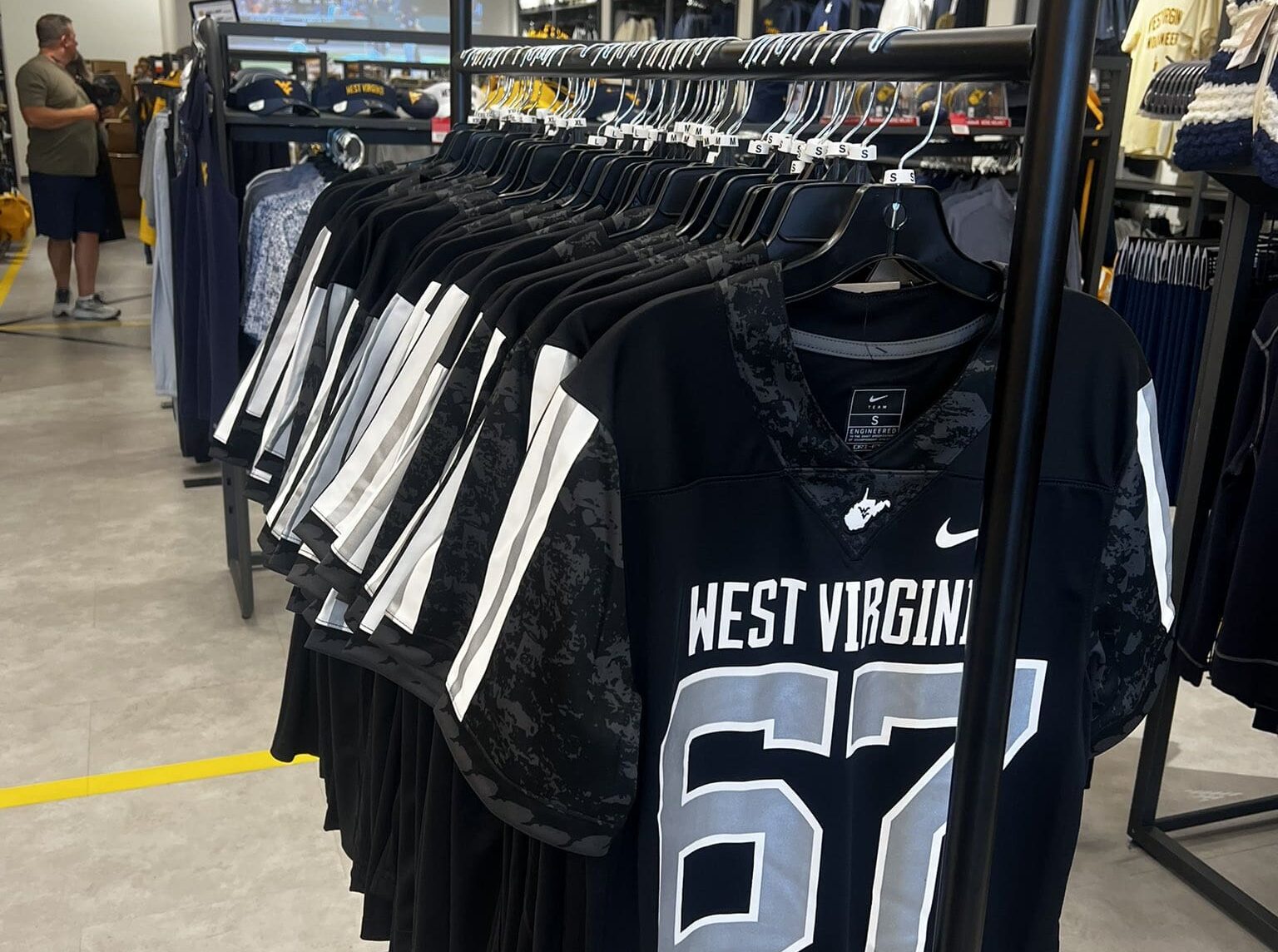 WVU Coal Rush jerseys