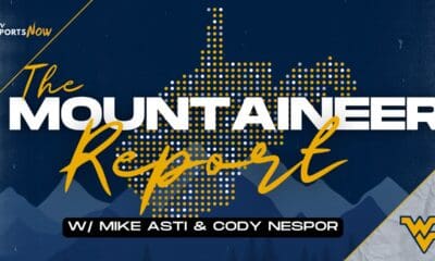 Mountaineer Report graphic with Mike Asti and Cody Nespor