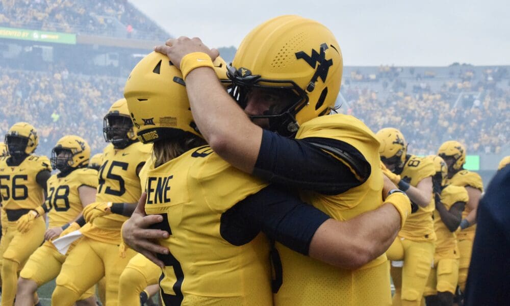 WVU Football QBs Garrett Greene and Nicco Marchiol