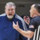 Bob Huggins and ref