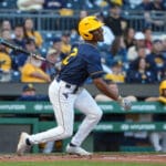 WVU Baseball infielder Tevin Tucker