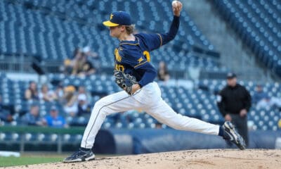 WVU Baseball pitcher Carson Estridge