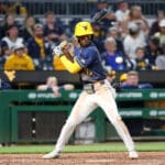 West Virginia infielder Tevin Tucker