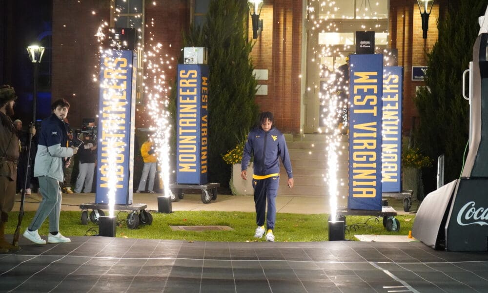 WVU Basketball intro at the Ballin’ at Woodburn event