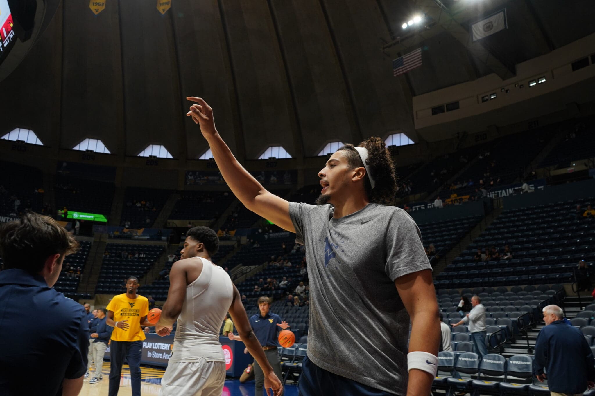 WVU Basketball Harlan Obioha Wheeling