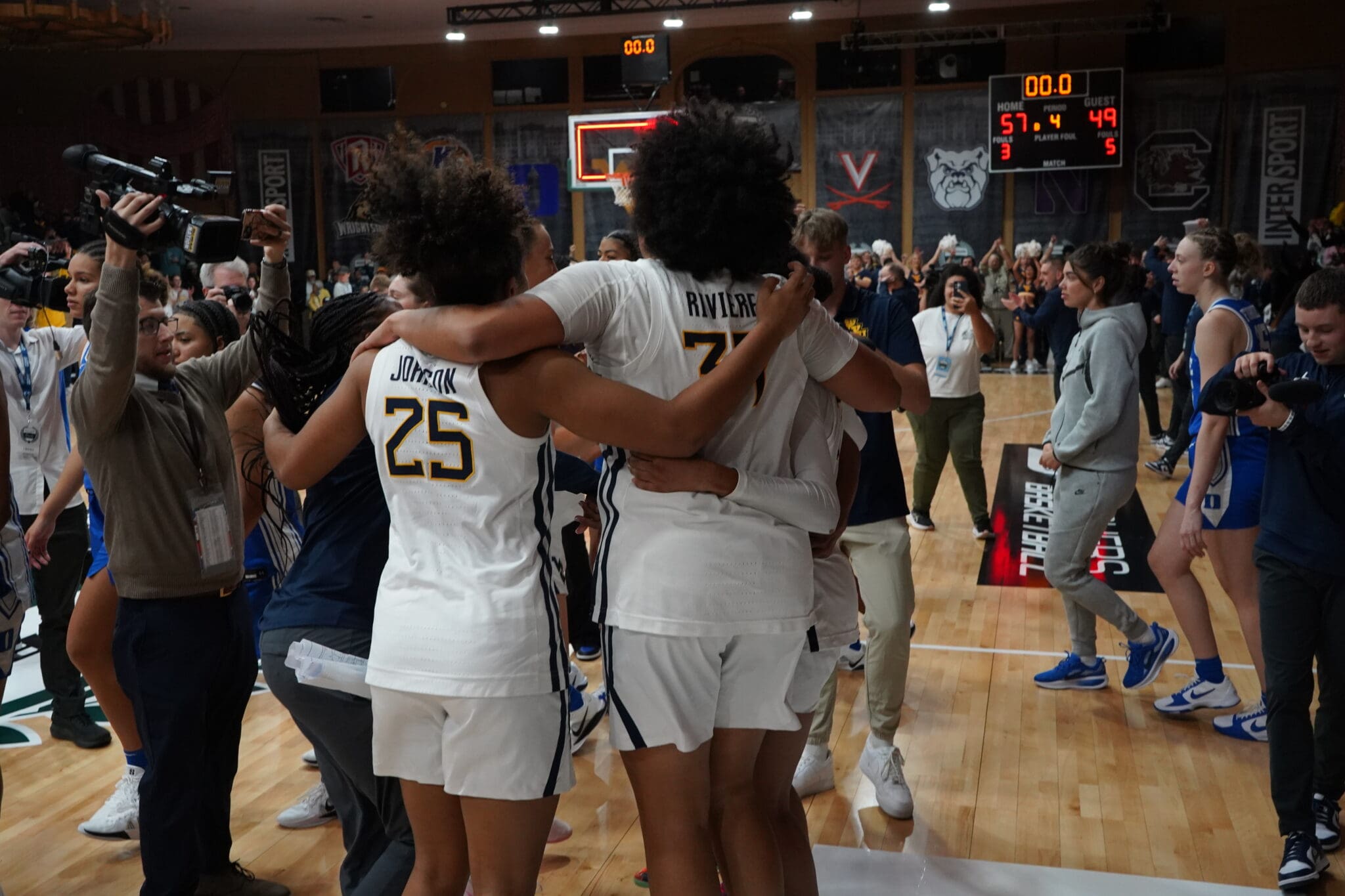 WVU Women's Basketball against Duke at Greenbrier