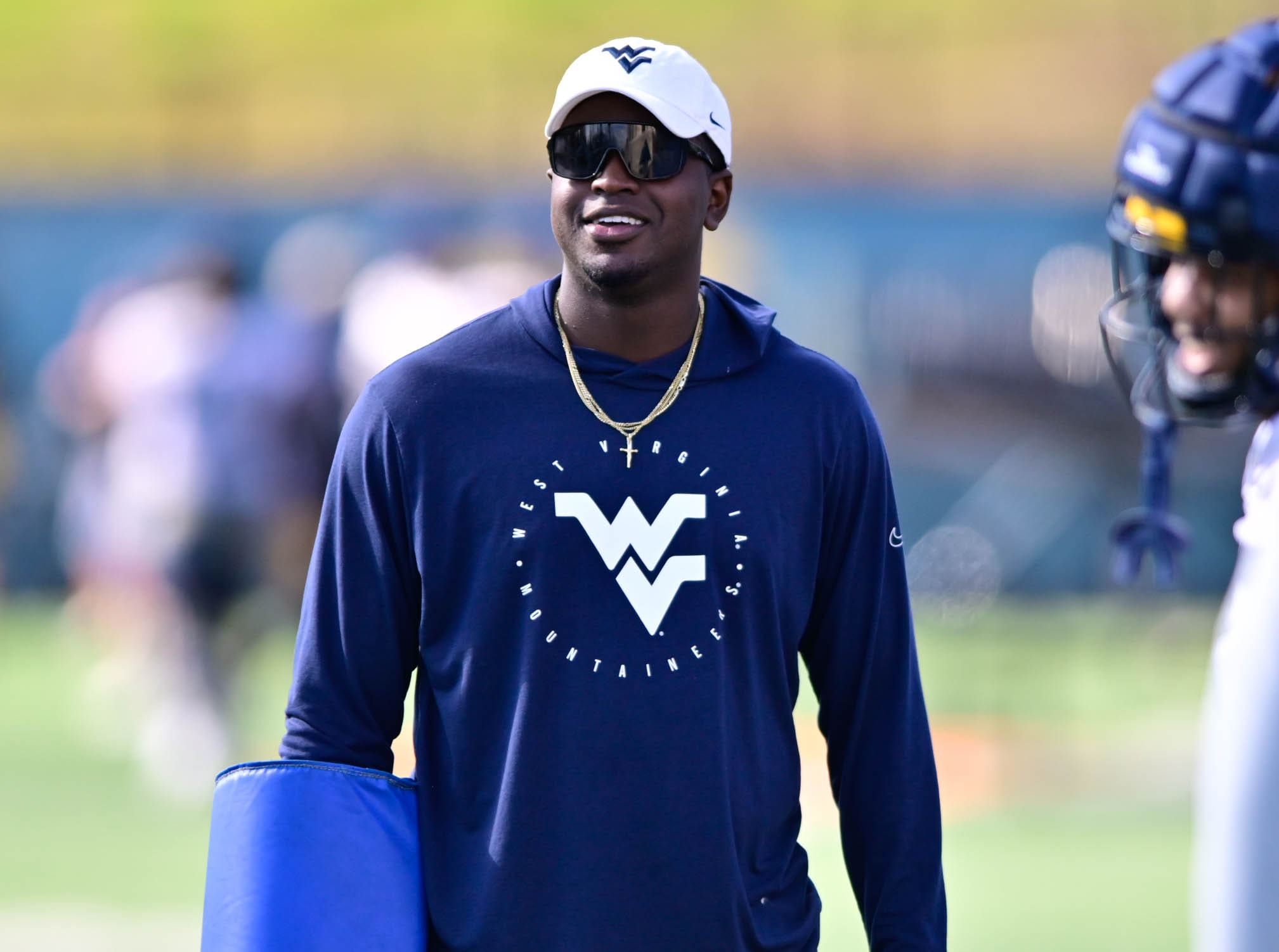 WVU Football WR Coach Bilal Marshall