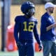 WVU Football Safety Anthony Wilson at practice