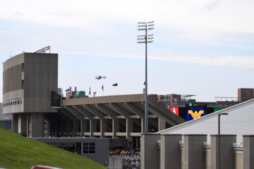 WVU Football Milan Puskar Stadium stock