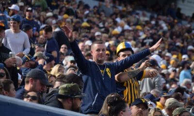 WVU Fans at Football Game