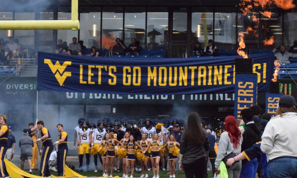 WVU Football enters field