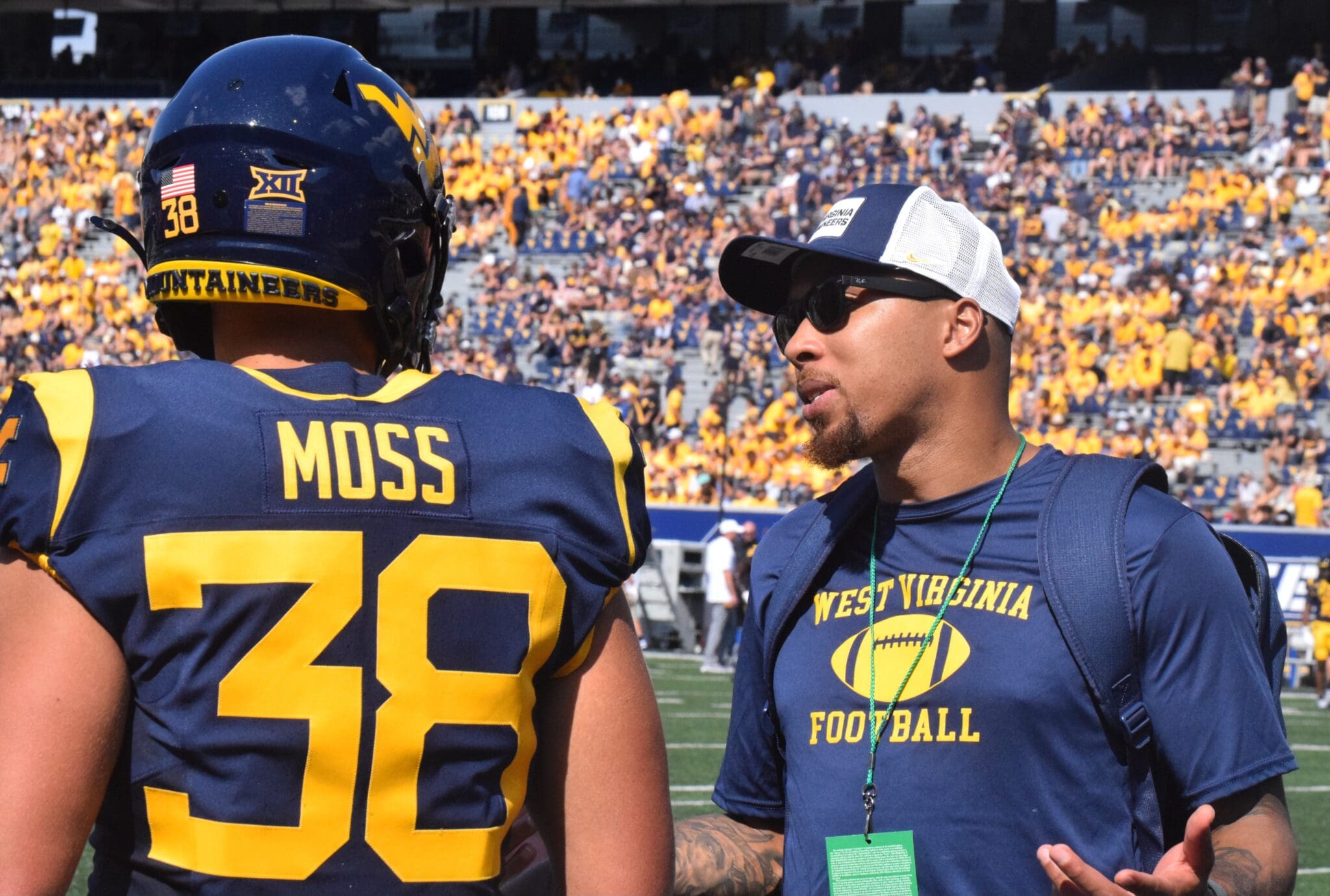 WVU Football Alum Stedman Bailey and Macguire Moss
