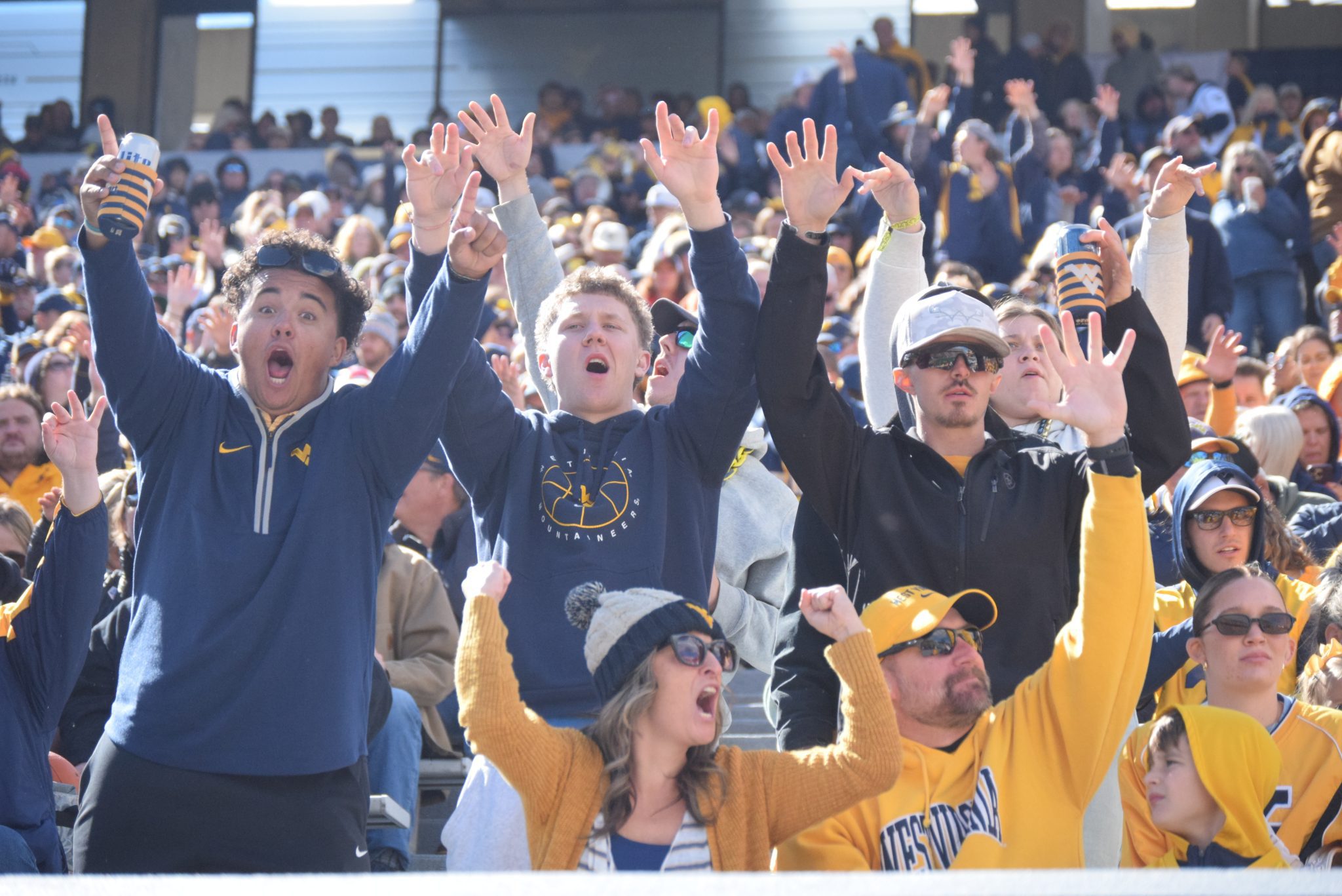 WVU Football Fan STOCK photo