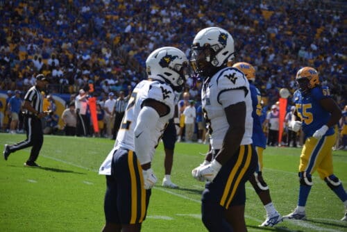 WVU Football Anthony Wilson and Tyrin Bradley