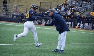 WVU Baseball home run trot