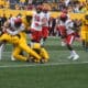 WVU Football Defense with Aubrey Burks tackling against Texas Tech