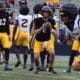 WVU Football QB Nicco Marchiol, Jaylen Henderson and Rodney Gallagher at Spring Showcase