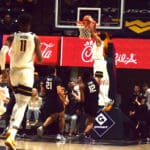 WVU Basketball Emmitt Matthews dunks on TCU