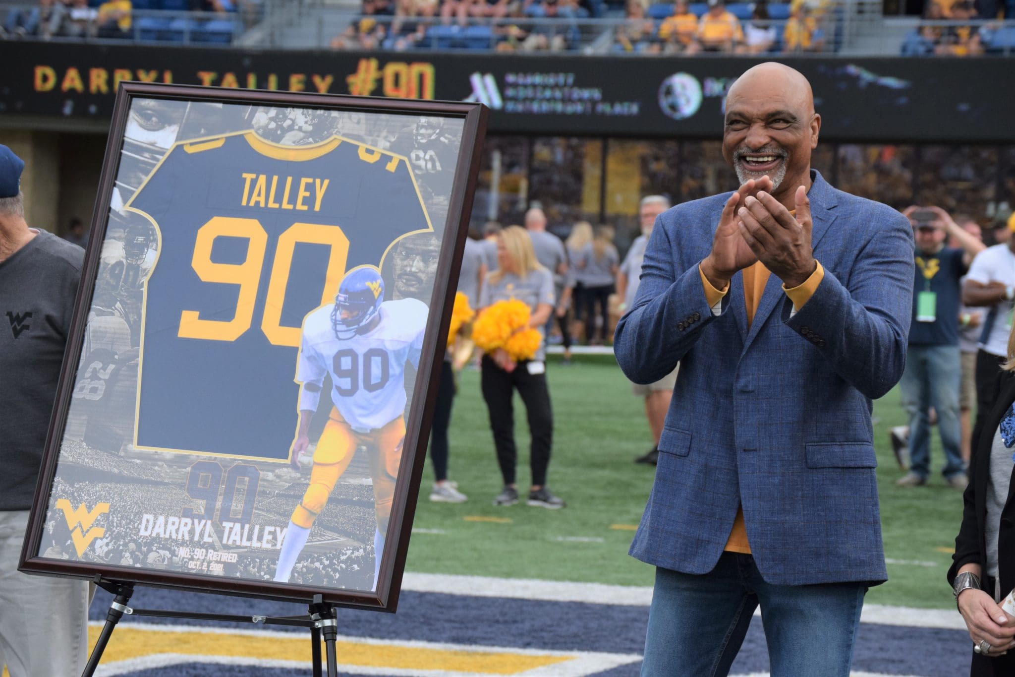 WVU Football legend Darryl Talley to have jersey retired, WVU Mountaineers