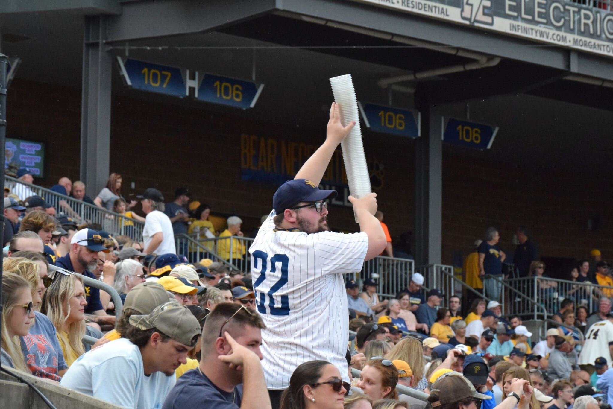 WVU Baseball Beer Snake