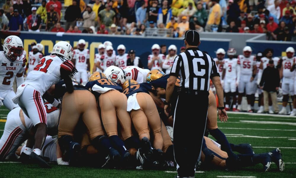 WVU Football Tush Push versus Utah