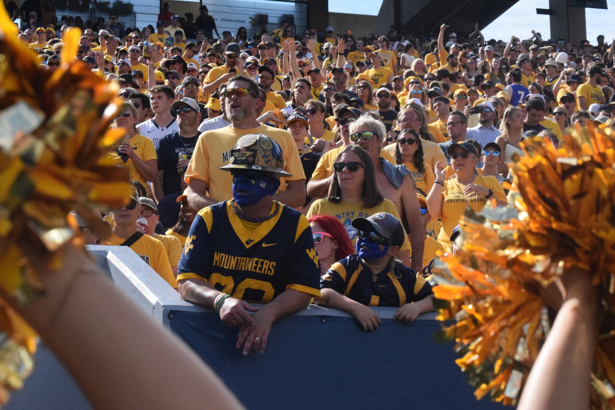WVU fans at Backyard Brawl