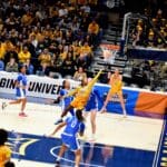 WVU Women's Basketball Jordan Harrison versus Kentucky