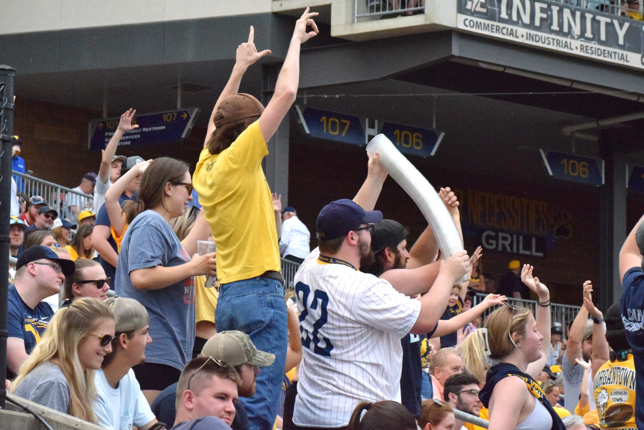 WVU football fans