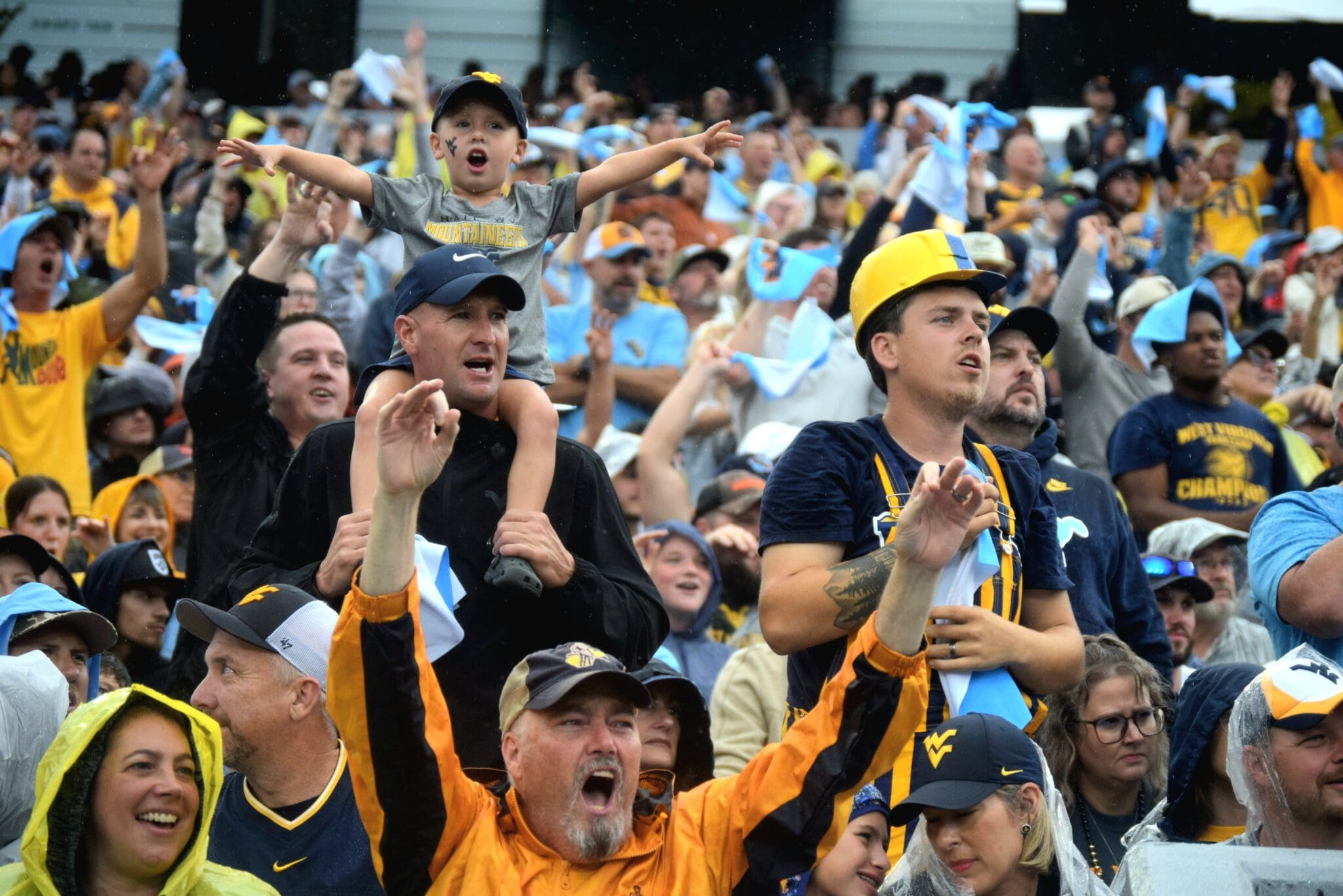 WVU Football fan/crowd STOCK photo