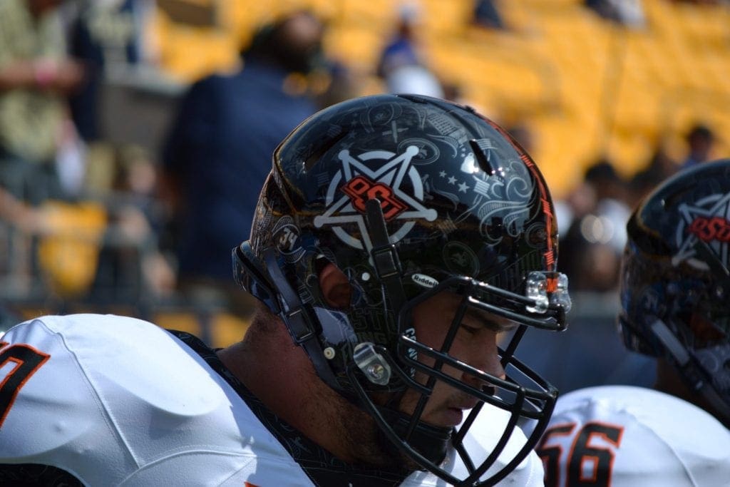 Oklahoma State helmet