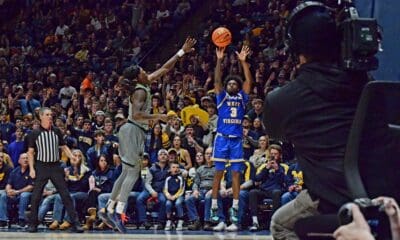 WVU Basketball Honor Huff versus Baylor