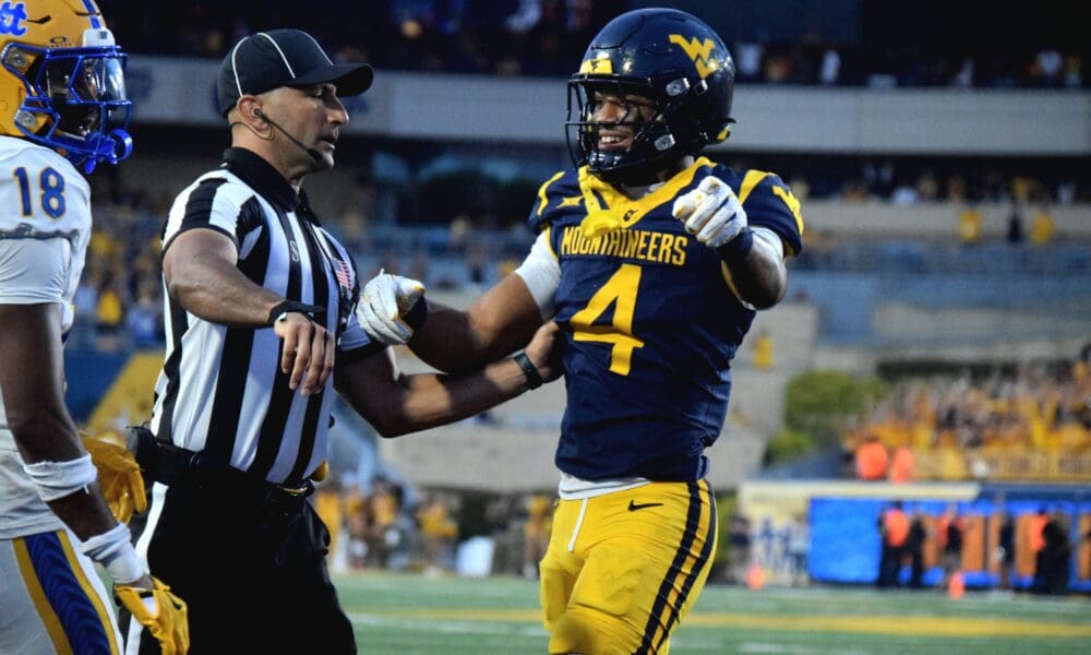 WVU Football WR Cam Vaughn