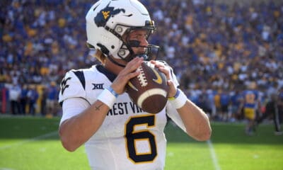 WVU Football QB Garrett Greene against Pitt