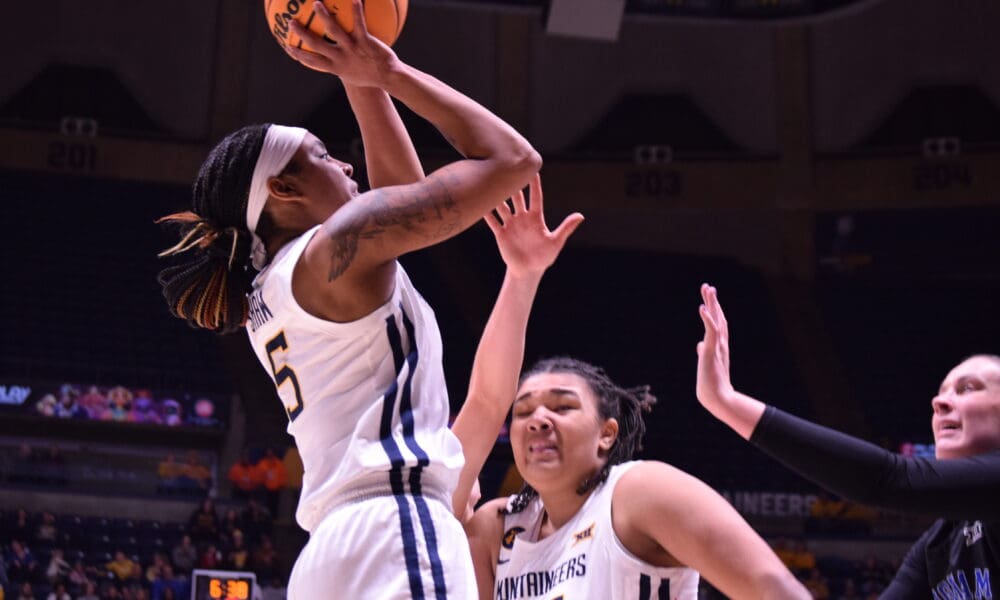 WVU women basketball against BYU