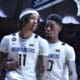 WVU Basketball Jonathan Powell and Eduardo Andre