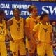 WVU Basketball group of players