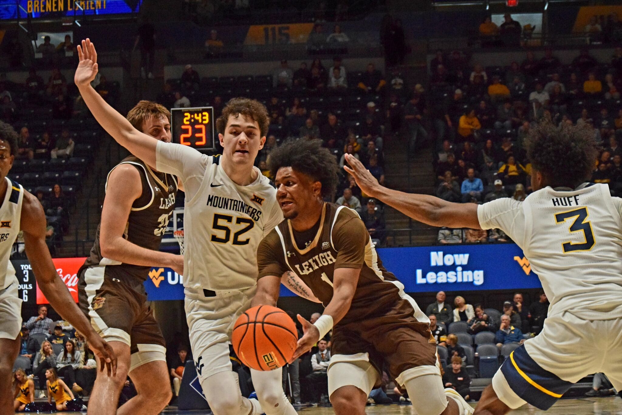 WVU Basketball Treysen Eaglestaff