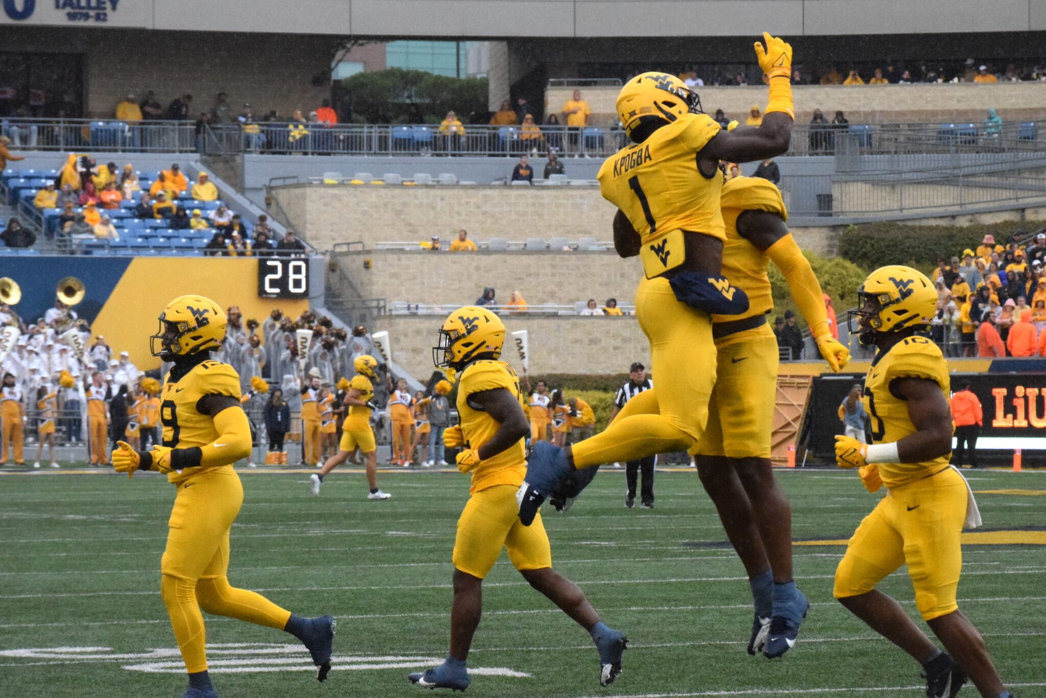 WVU Football Lee Kpogba and Anthony Wilson