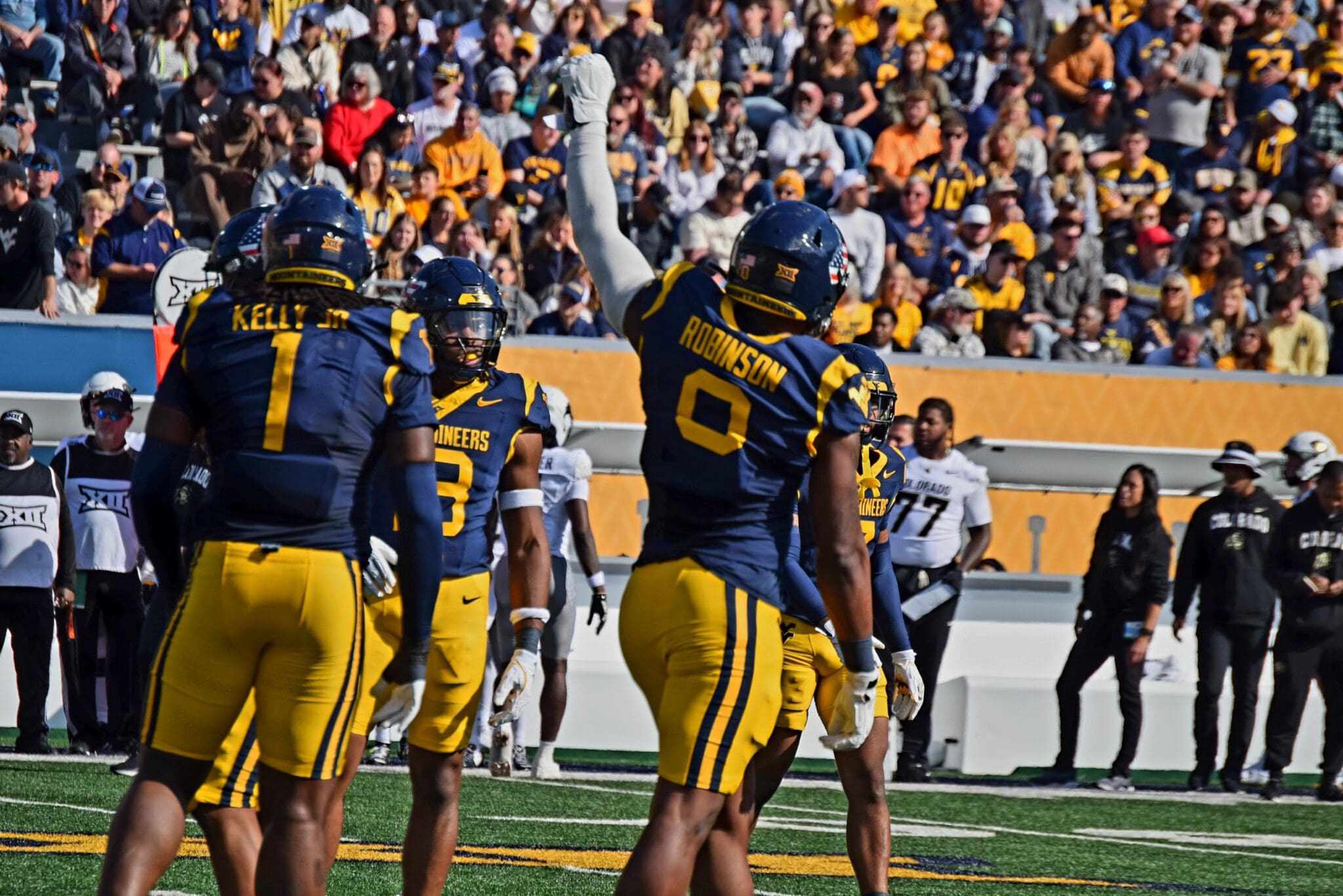WVU Football defense against Colorado