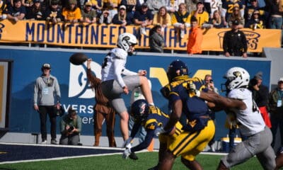 WVU Football blocked punt against Colorado